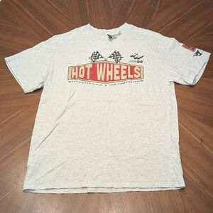 H&M Divided Hot Wheels T-Shirt Mens XS Gray Excellent Racing Graphic Tee
